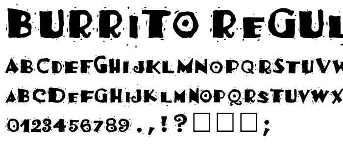 Burrito Regular font